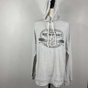 Newport Striped Hooded Long Sleeve T-Shirt